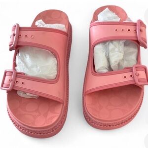 Coach Pink Sandals